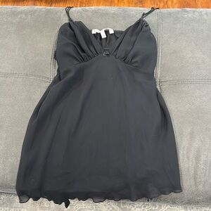 Women’s sheer black babydoll
